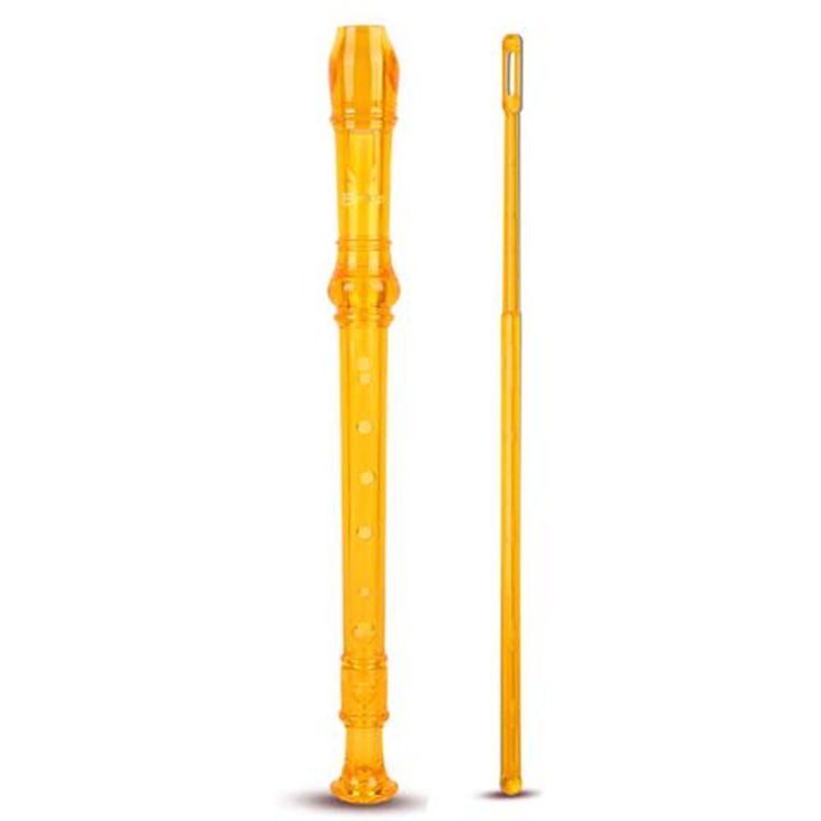 Soprano Descant Recorder-8ホールフルート、クリーニングロッドバッグ付き